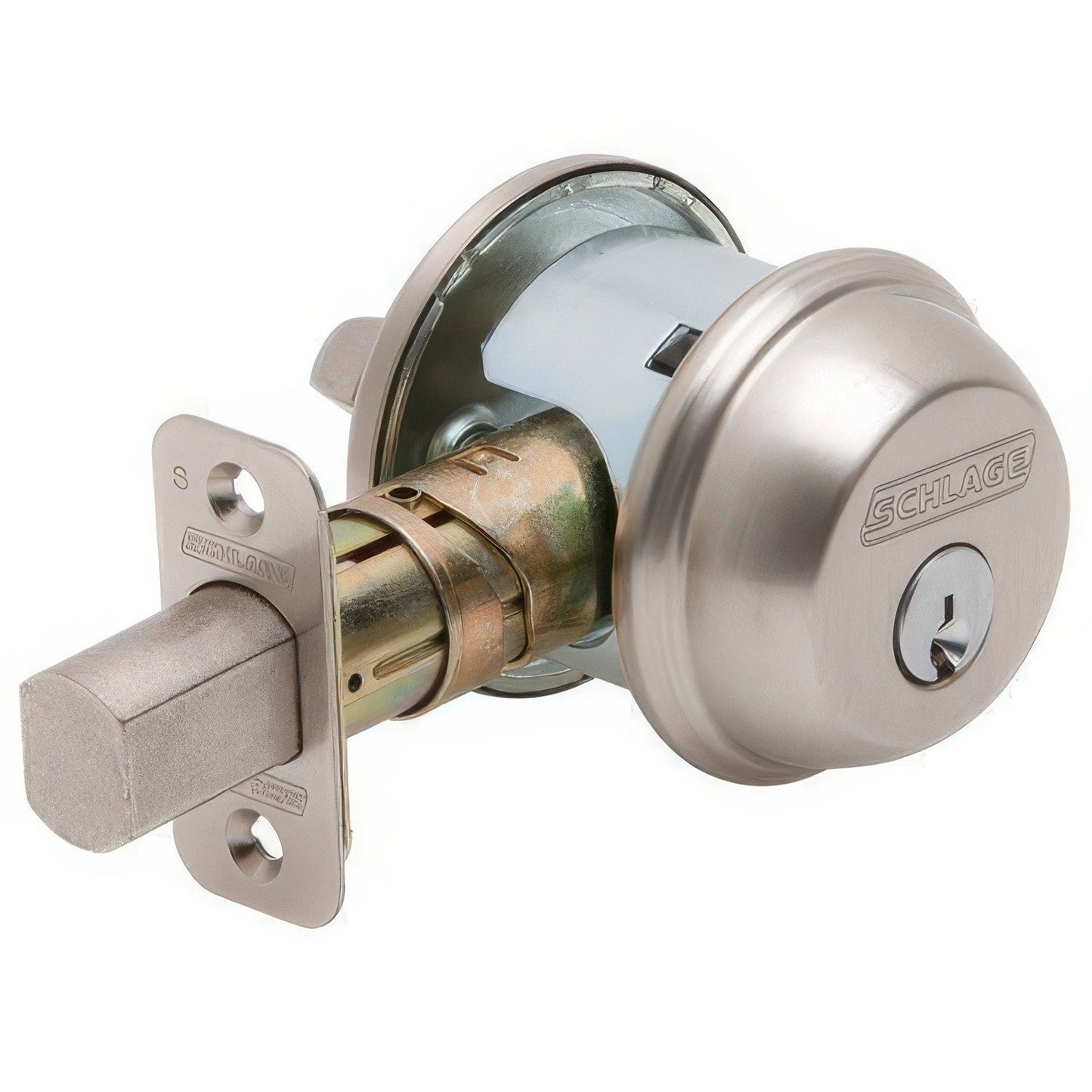 Schlage B60 B Series Single Cylinder Deadbolt.