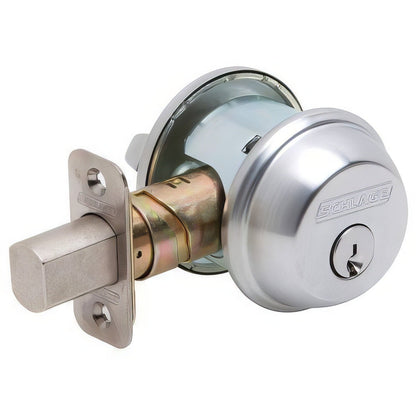 Schlage B60 B Series Single Cylinder Deadbolt.