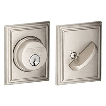 Schlage B60ADD Single Cylinder Deadbolt with Addison Rose.