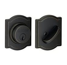 Schlage B60CAM Single Cylinder Deadbolt with Camelot Rose.
