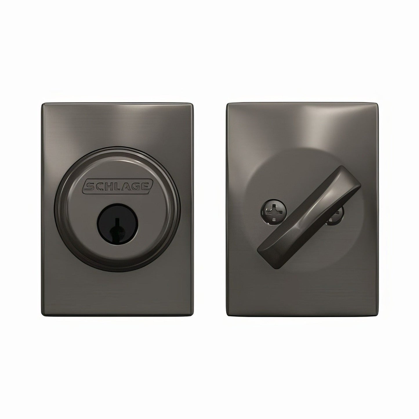 Schlage B60CEN Single Cylinder Deadbolt with Century Rose.
