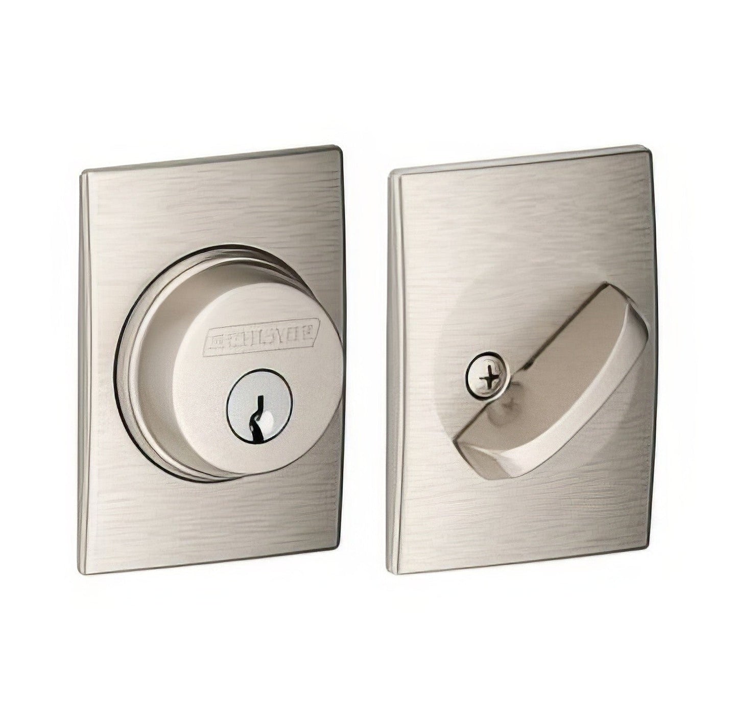 Schlage B60CEN Single Cylinder Deadbolt with Century Rose.
