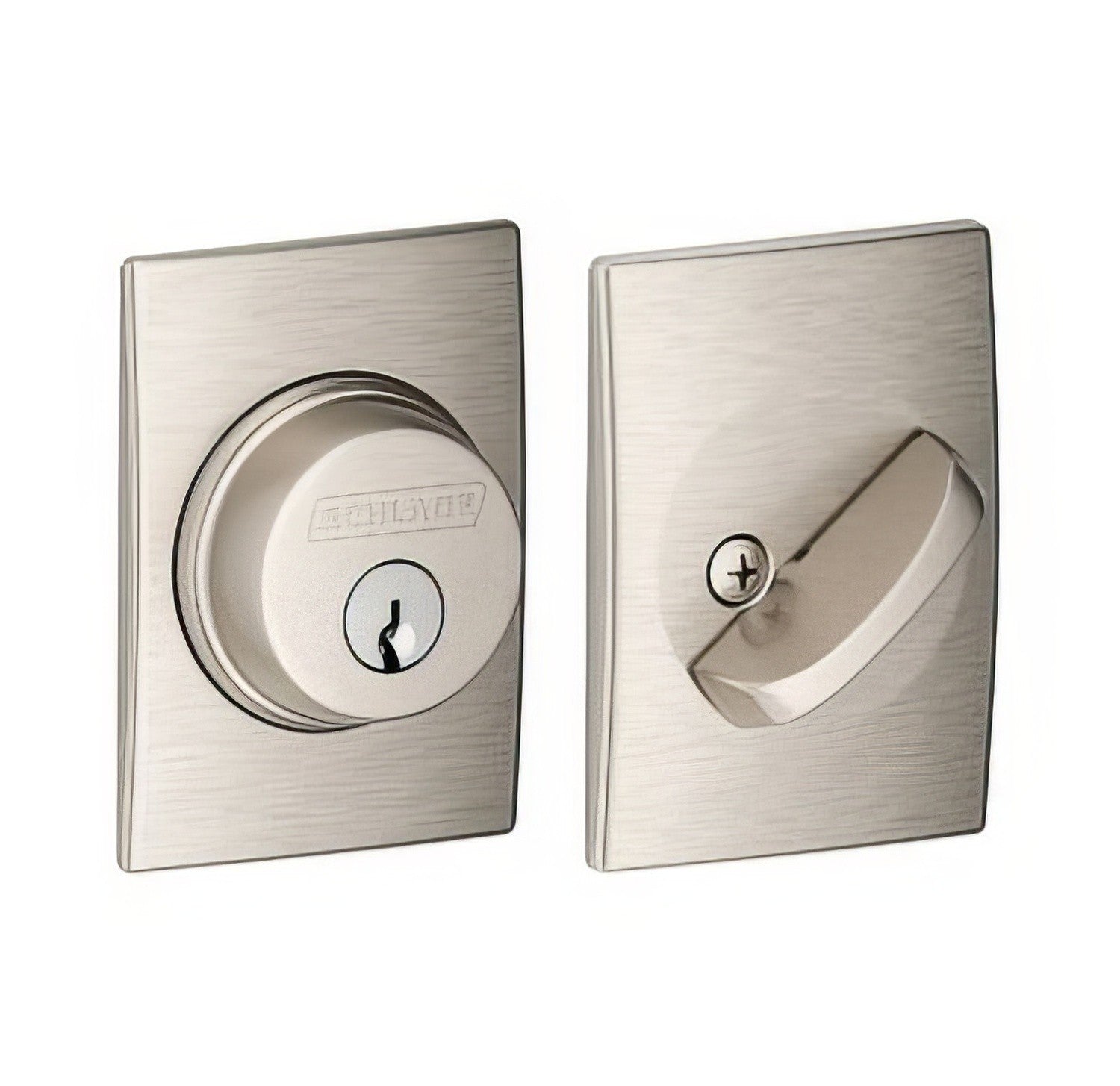 Schlage B60CEN Single Cylinder Deadbolt with Century Rose.