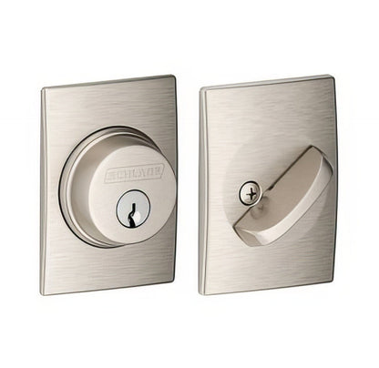 Schlage B60CEN Single Cylinder Deadbolt with Century Rose.