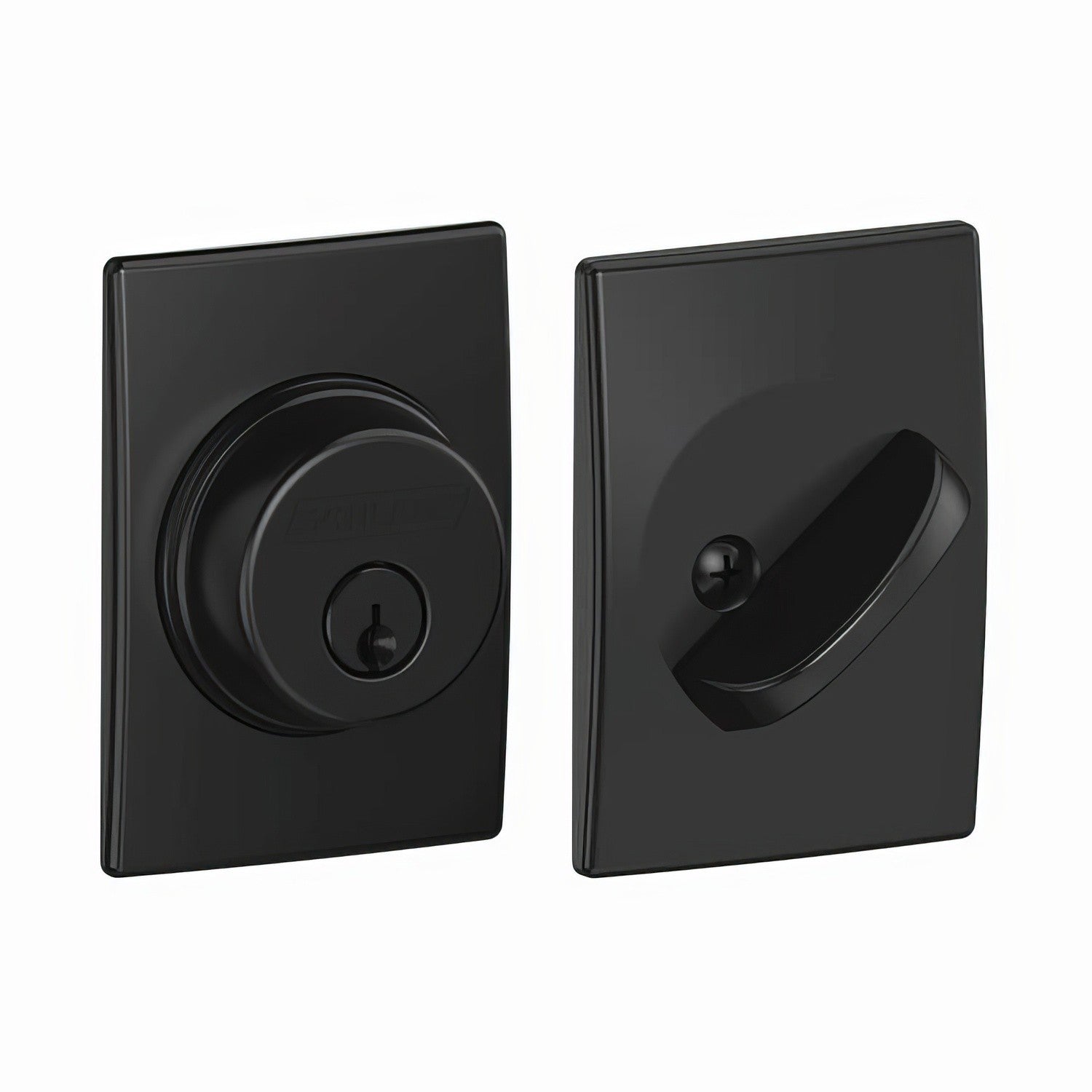 Schlage B60CEN Single Cylinder Deadbolt with Century Rose.