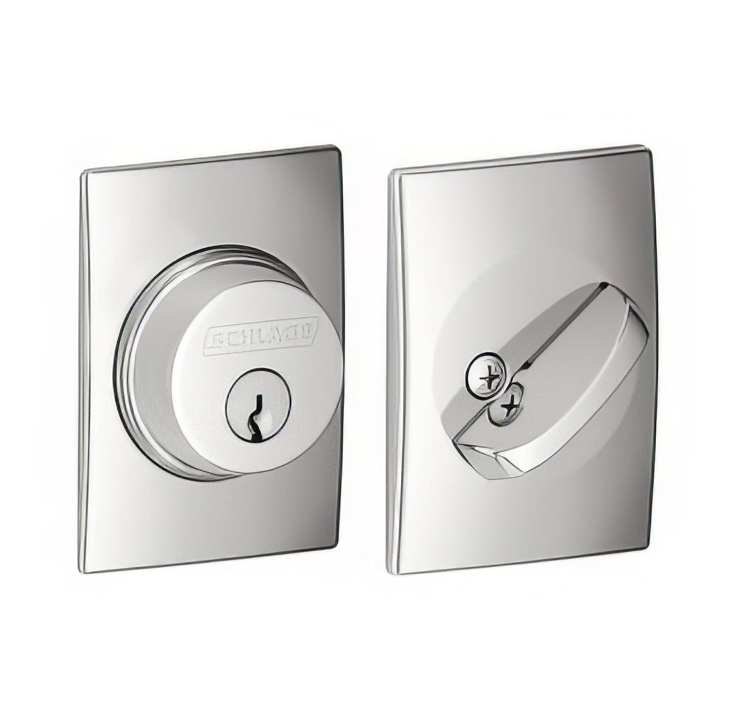 Schlage B60CEN Single Cylinder Deadbolt with Century Rose.