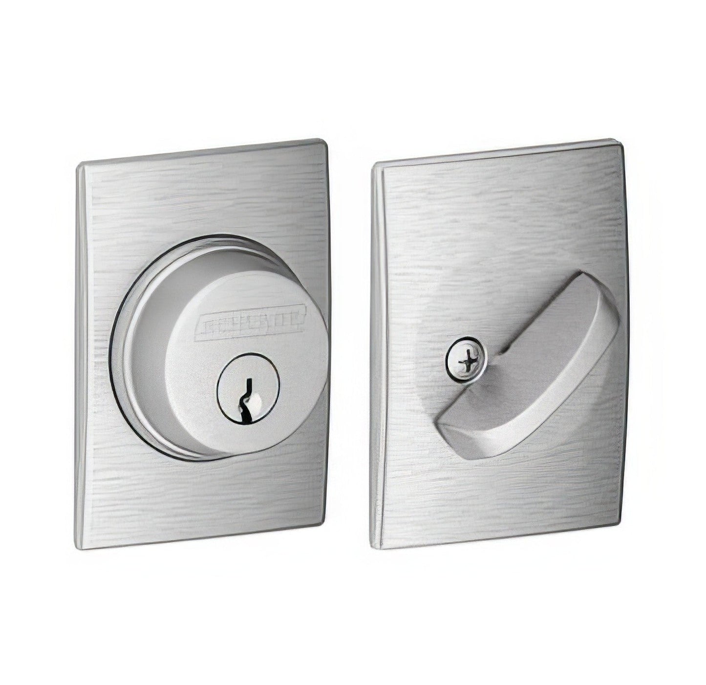 Schlage B60CEN Single Cylinder Deadbolt with Century Rose.