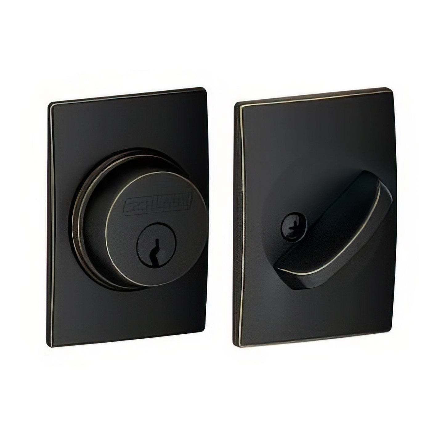 Schlage B60CEN Single Cylinder Deadbolt with Century Rose.