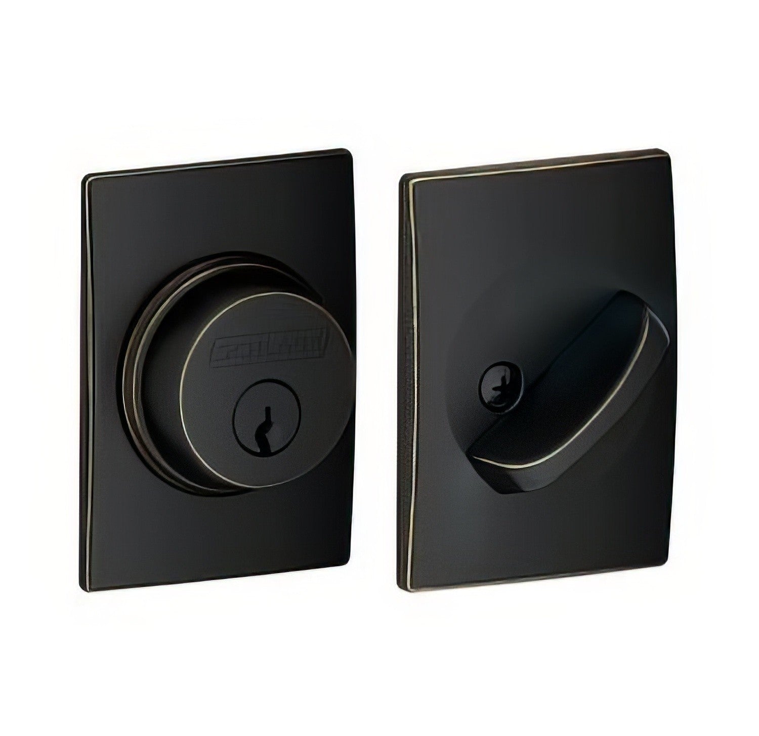 Schlage B60CEN Single Cylinder Deadbolt with Century Rose.