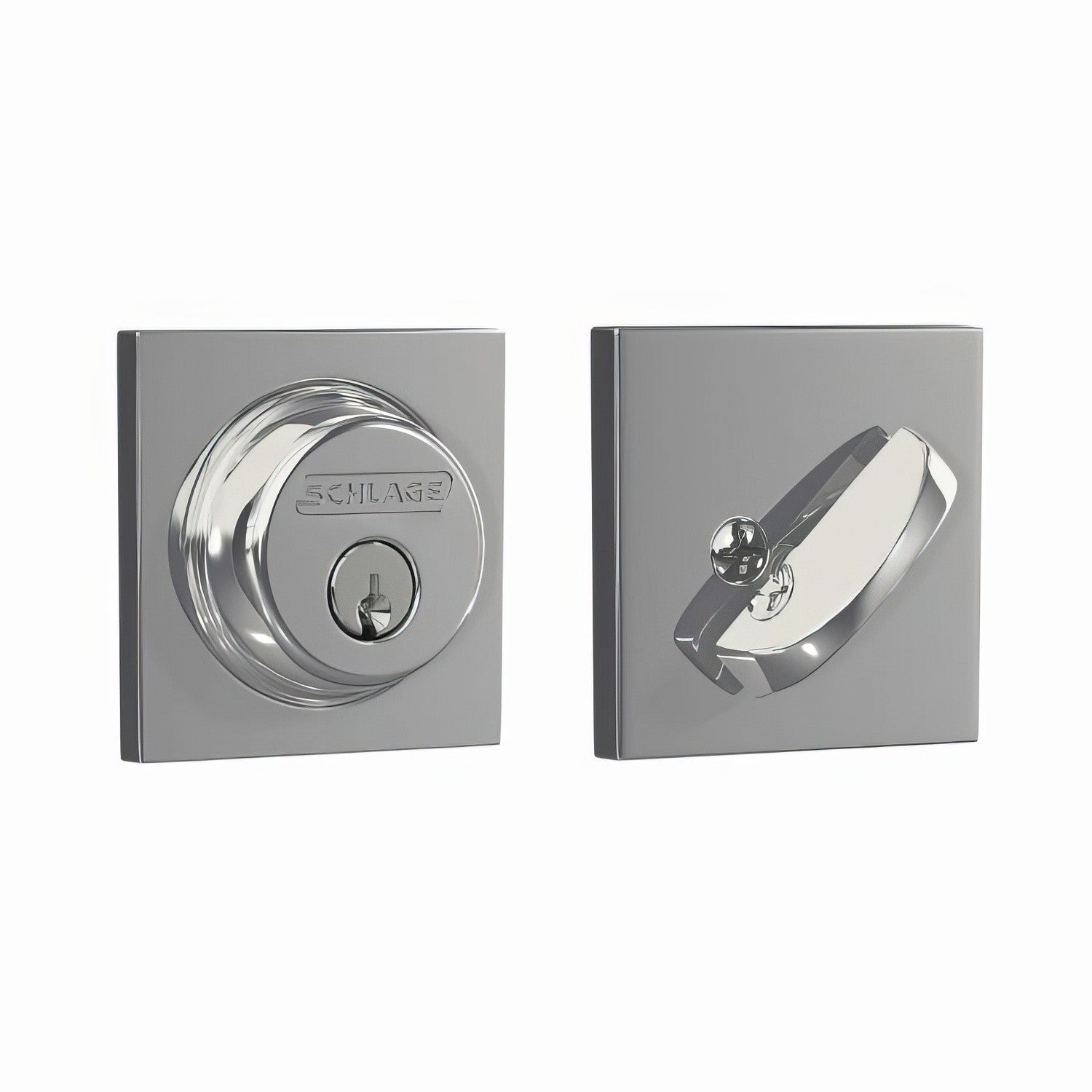 Schlage B60N-COL Single Cylinder Deadbolt.