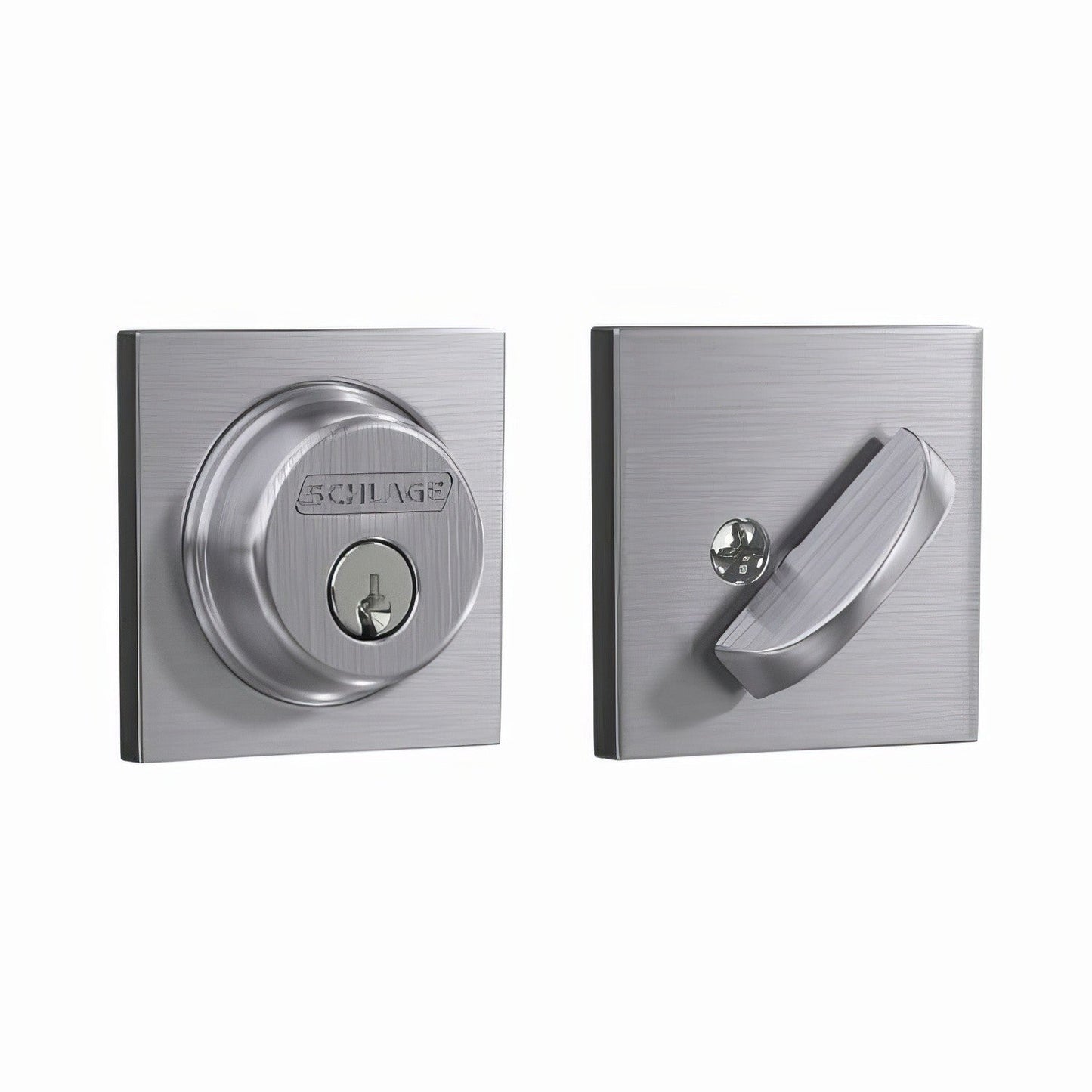 Schlage B60N-COL Single Cylinder Deadbolt.