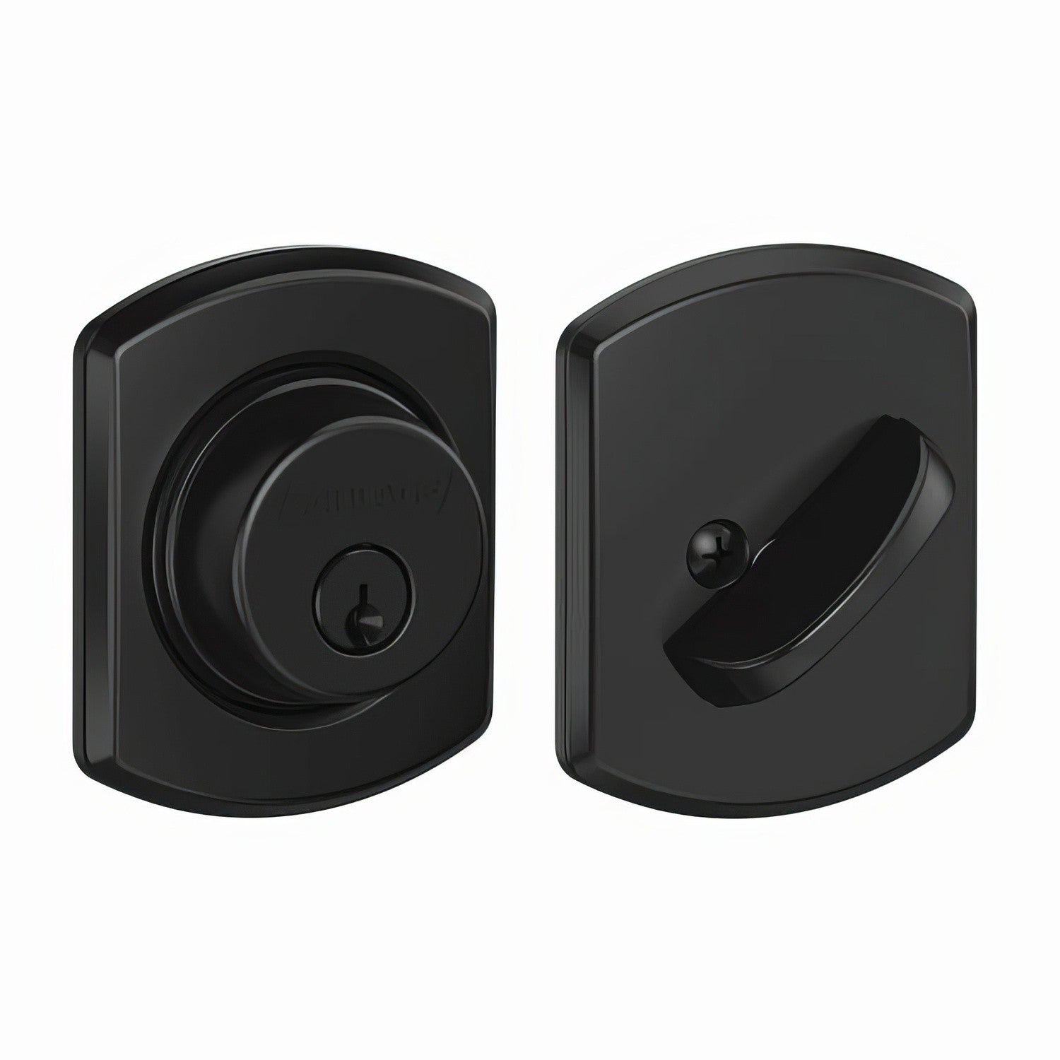 Schlage B60GRW Single Cylinder Deadbolt with Greenwich Rose