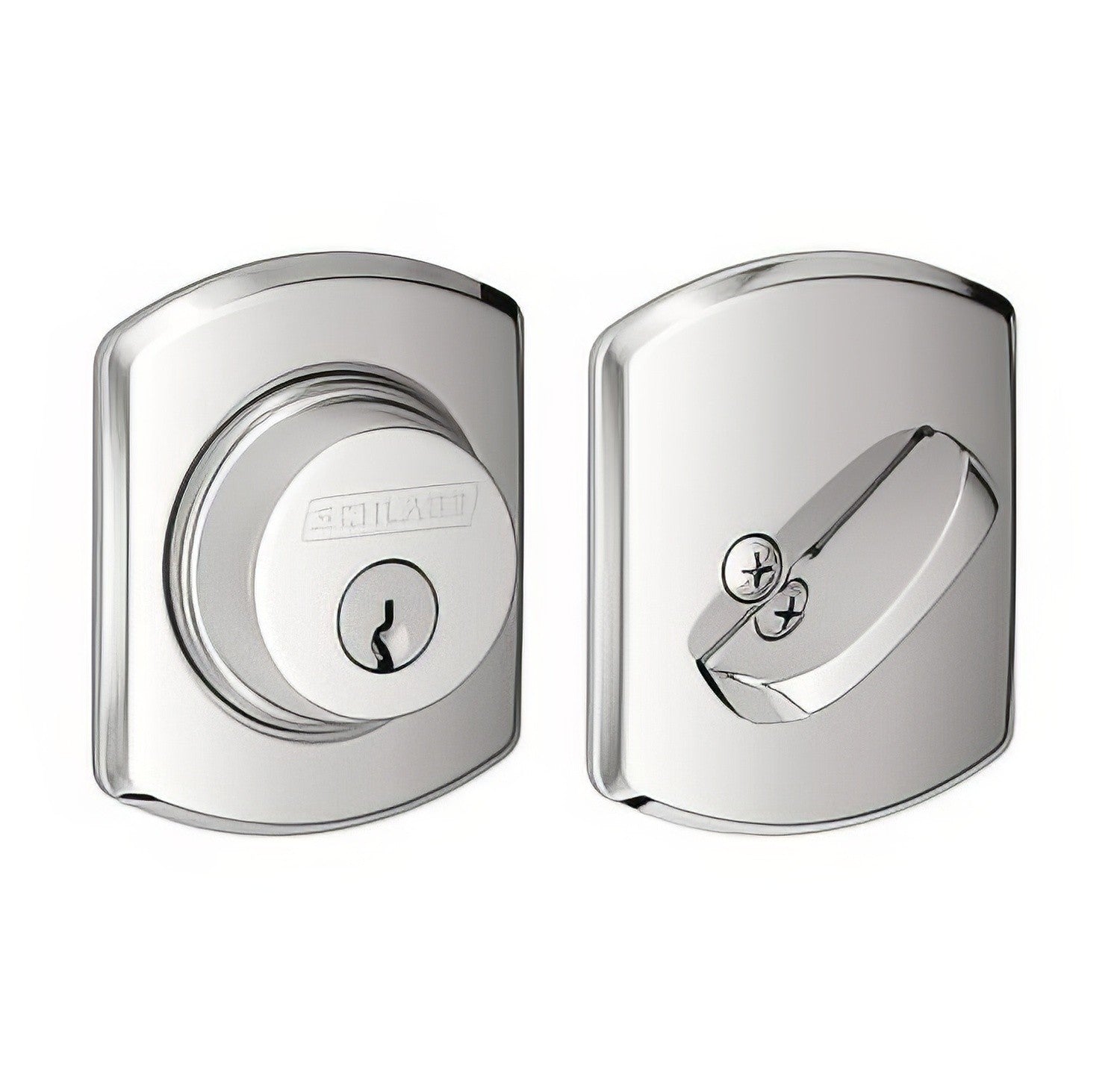 Schlage B60GRW Single Cylinder Deadbolt with Greenwich Rose.