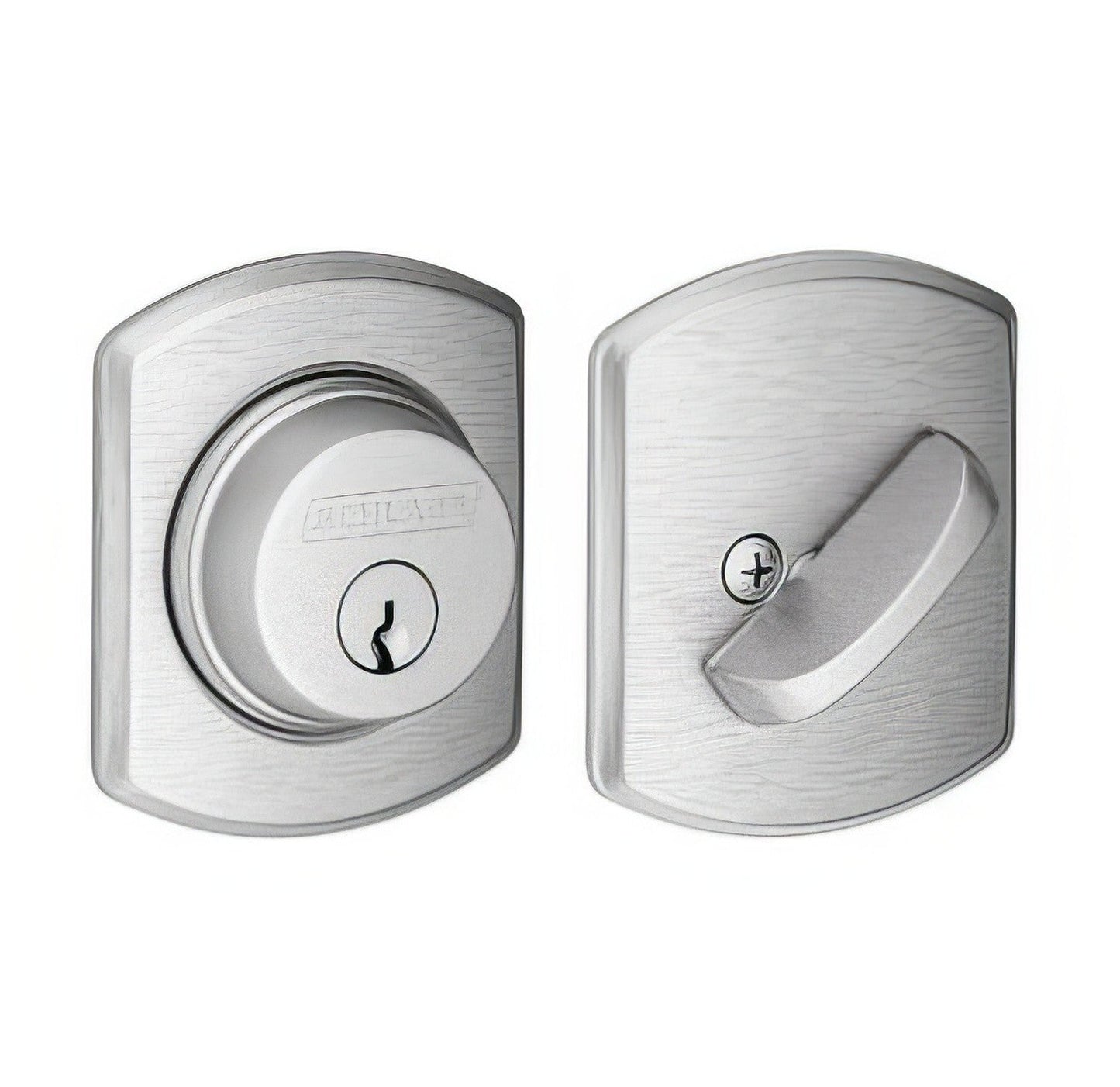Schlage B60GRW Single Cylinder Deadbolt with Greenwich Rose.