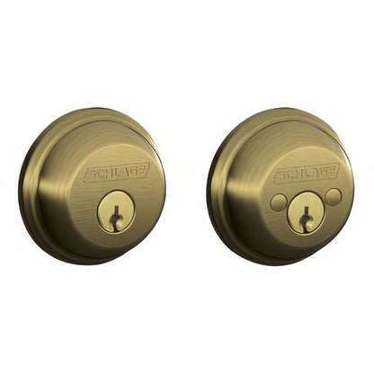 Schlage B62 B Series Double Cylinder Deadbolt.
