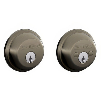 Schlage B62 B Series Double Cylinder Deadbolt.