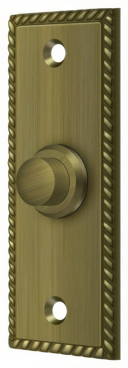 Deltana BBSR333 Rectangular Rope Bell Button.