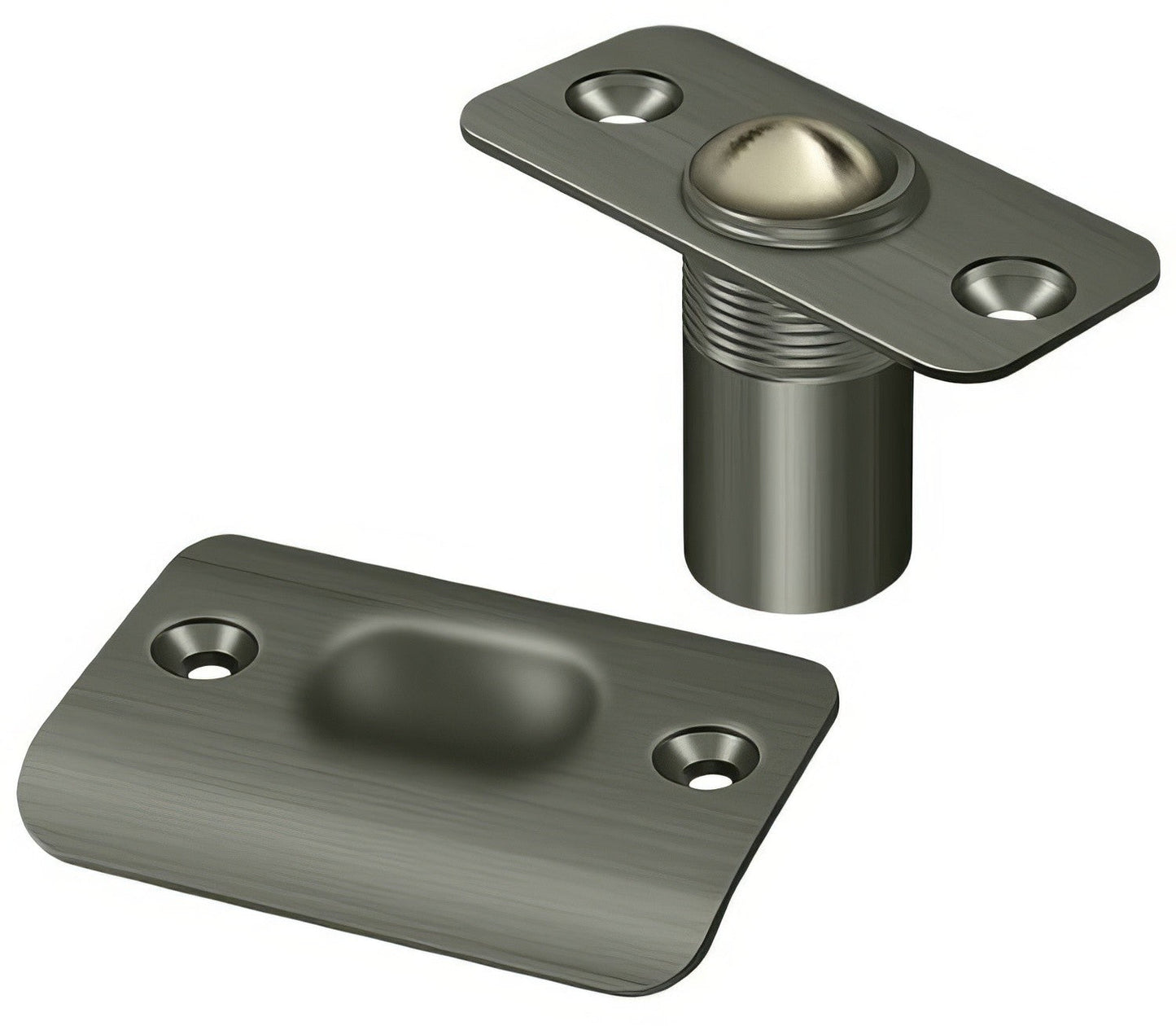Deltana BC218RU 2 1/8" x 1" Ball Catch with Round Corners.