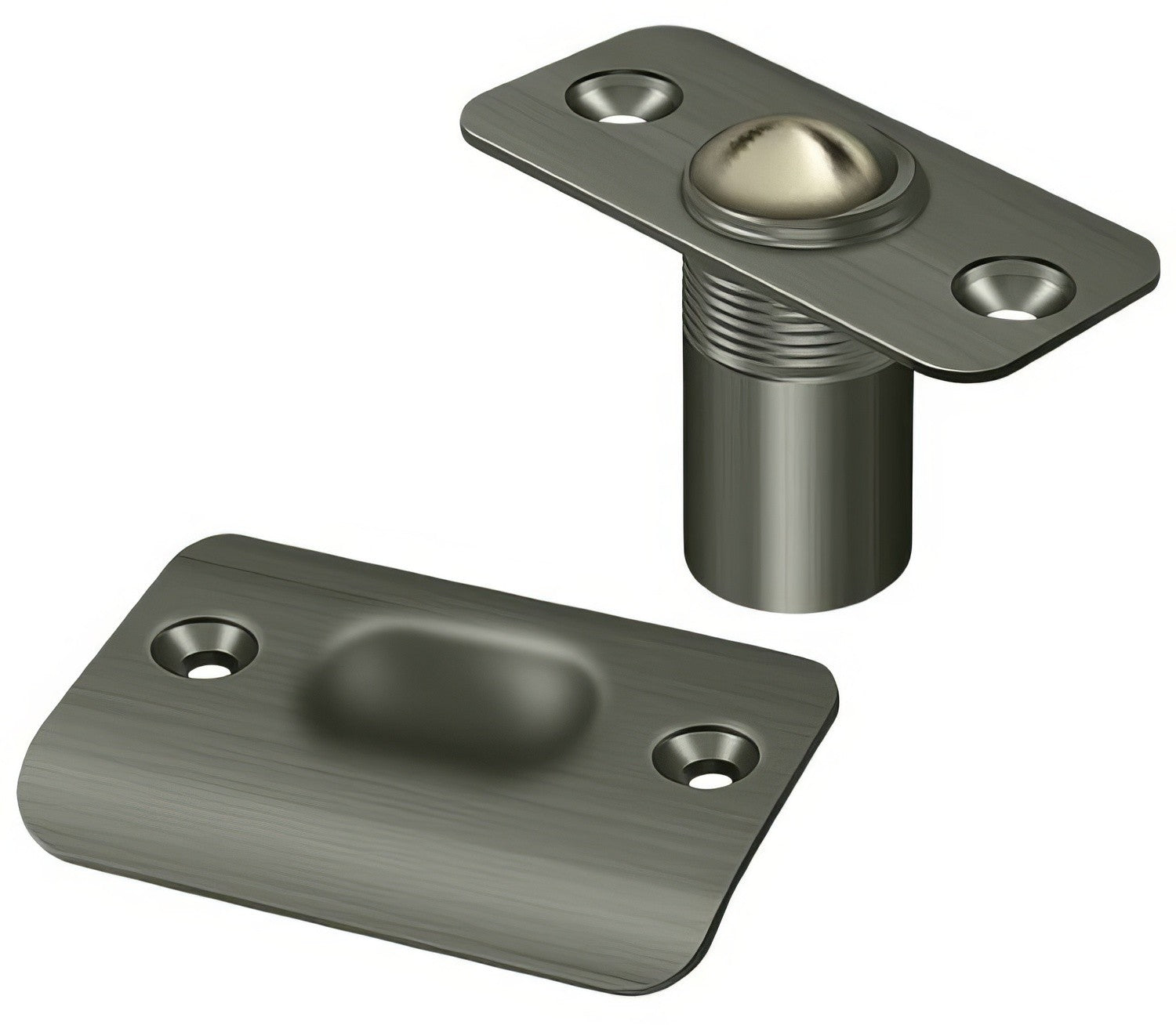 Deltana BC218RU 2 1/8" x 1" Ball Catch with Round Corners.