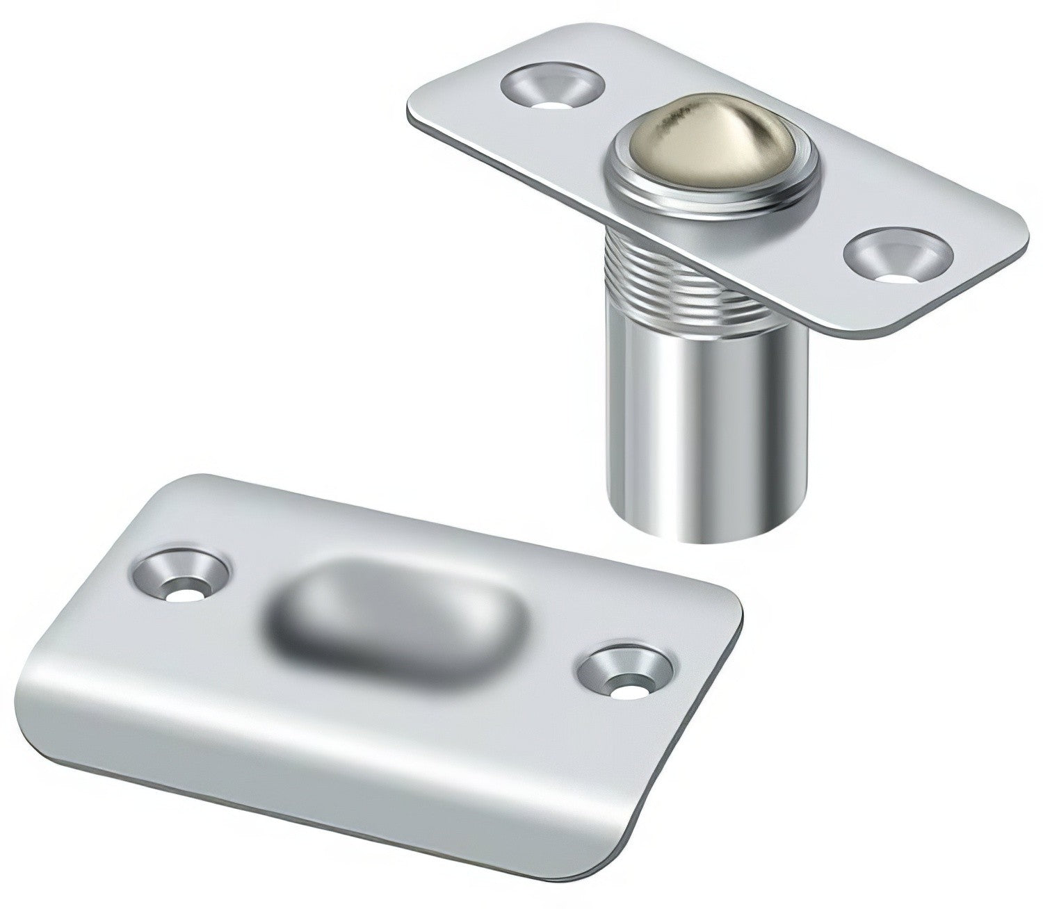 Deltana BC218RU 2 1/8" x 1" Ball Catch with Round Corners.