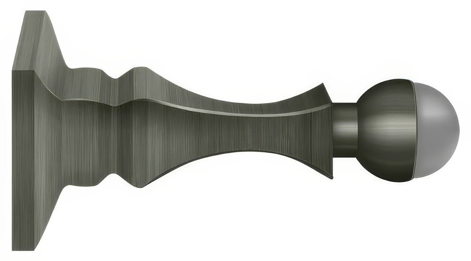 Deltana BDH35 3-1/2" Baseboard Door Stop