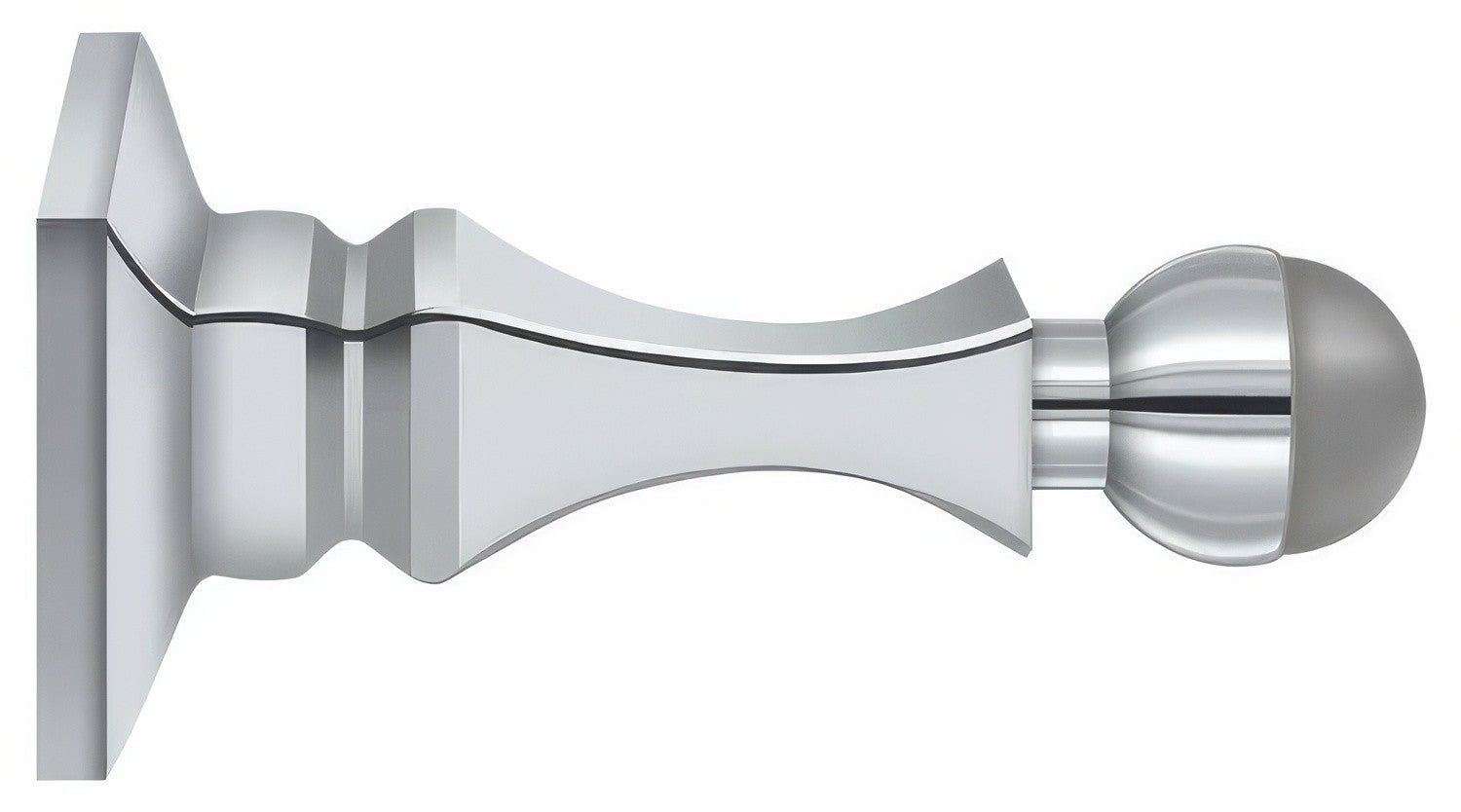 Deltana BDH35 3-1/2" Baseboard Door Stop