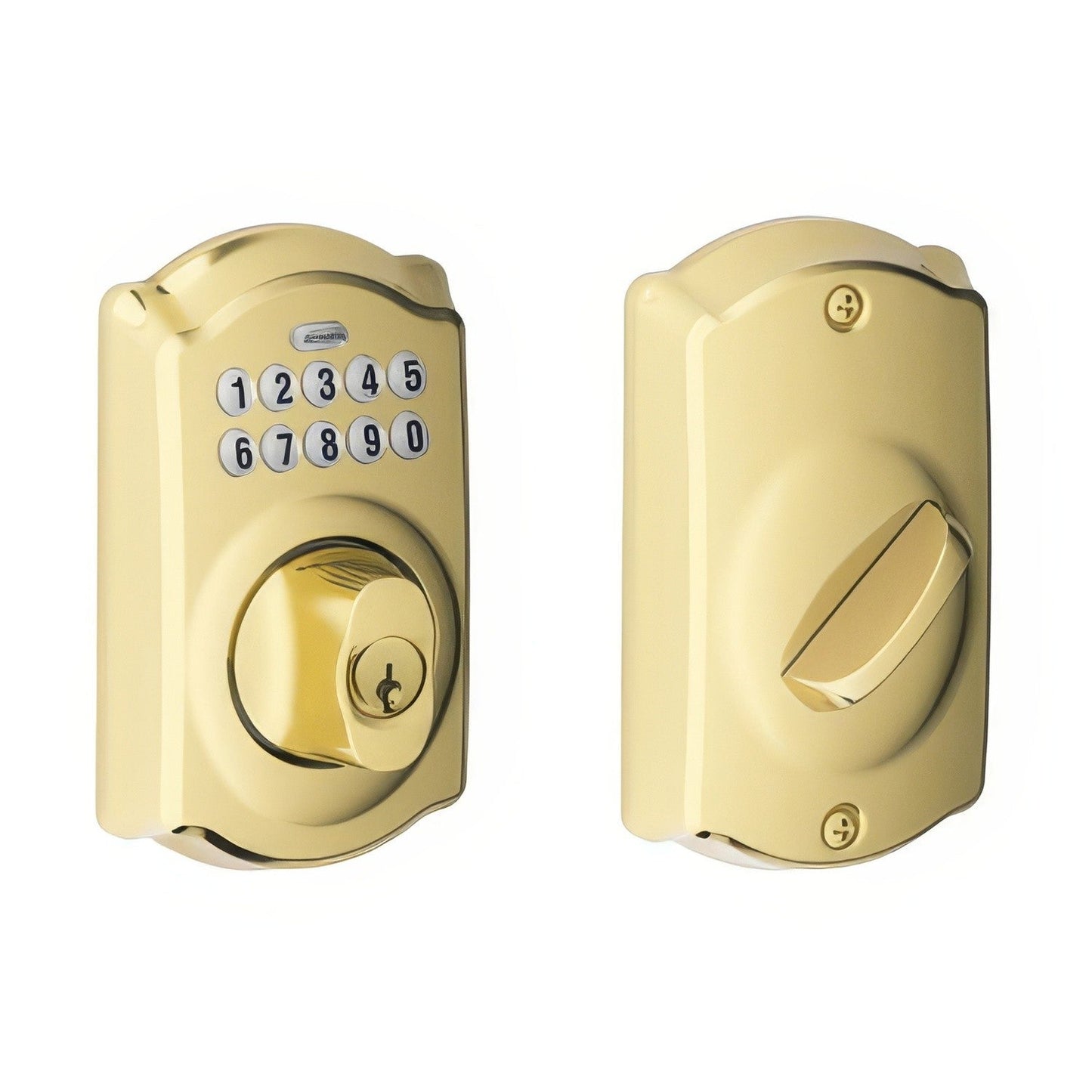 Schlage BE365-CAM Electronic Security Camelot Keypad Deadbolt