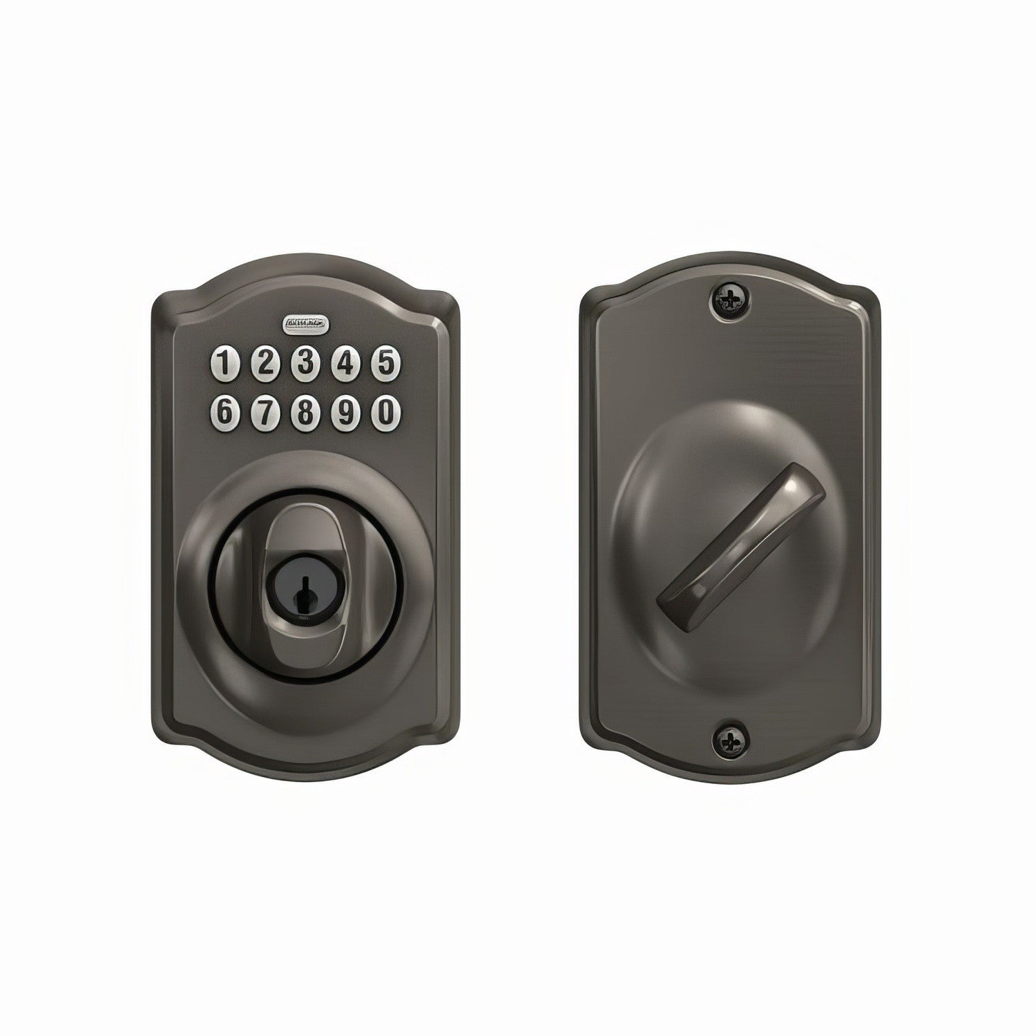 Schlage BE365-CAM Electronic Security Camelot Keypad Deadbolt