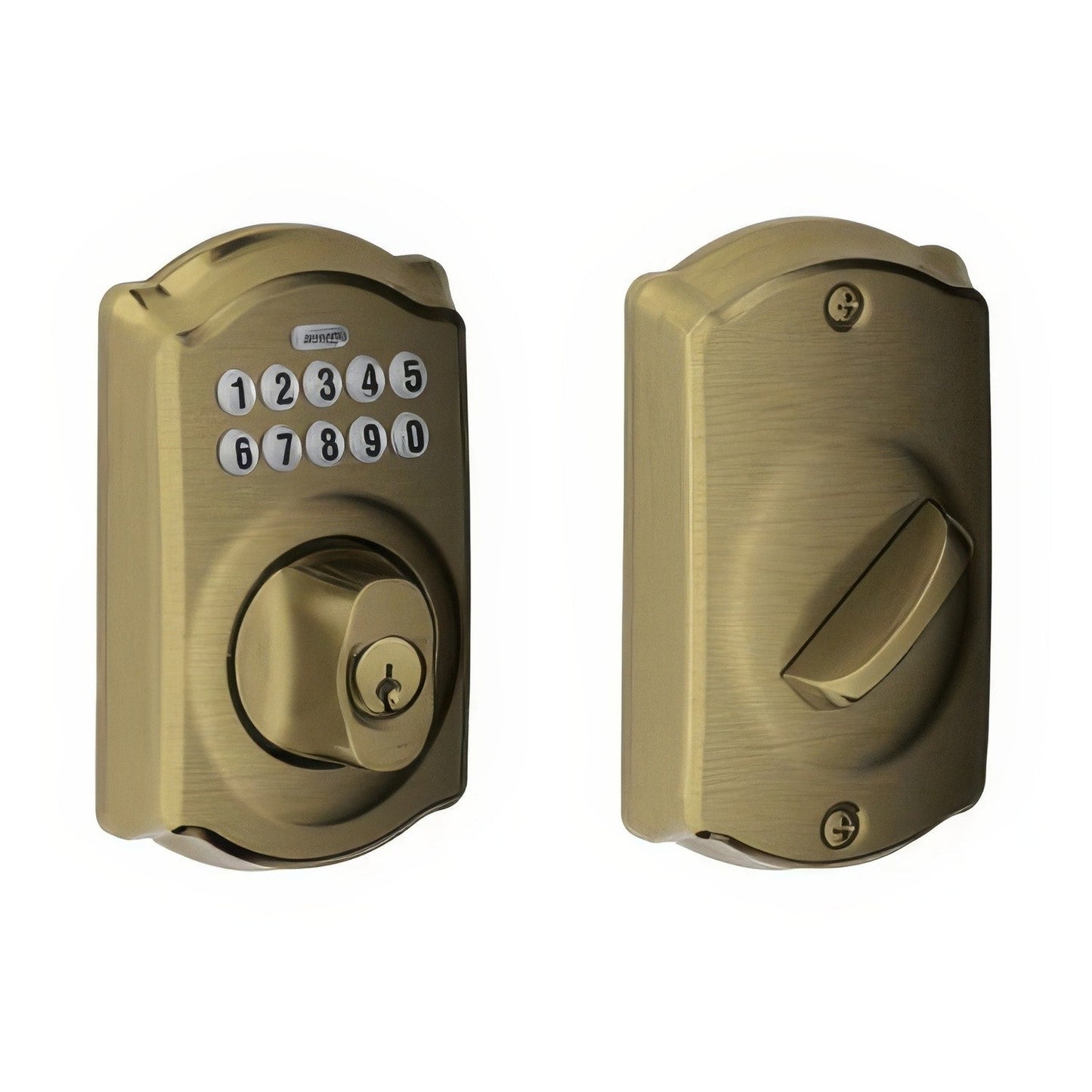 Schlage BE365-CAM Electronic Security Camelot Keypad Deadbolt