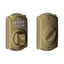 Schlage BE365-CAM Electronic Security Camelot Keypad Deadbolt