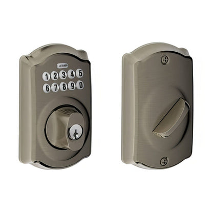 Schlage BE365-CAM Electronic Security Camelot Keypad Deadbolt