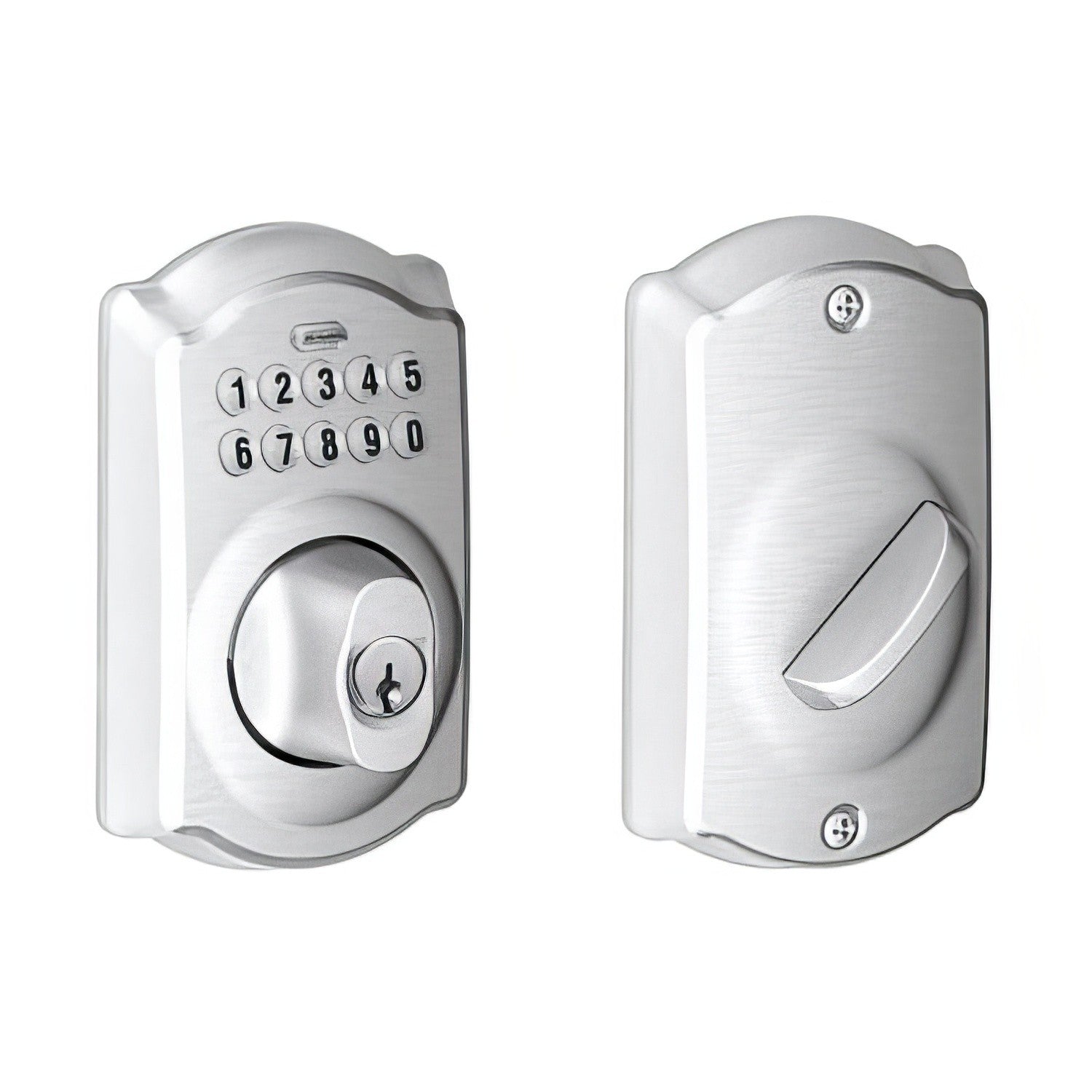 Schlage BE365-CAM Electronic Security Camelot Keypad Deadbolt