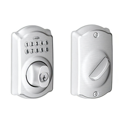 Schlage BE365-CAM Electronic Security Camelot Keypad Deadbolt