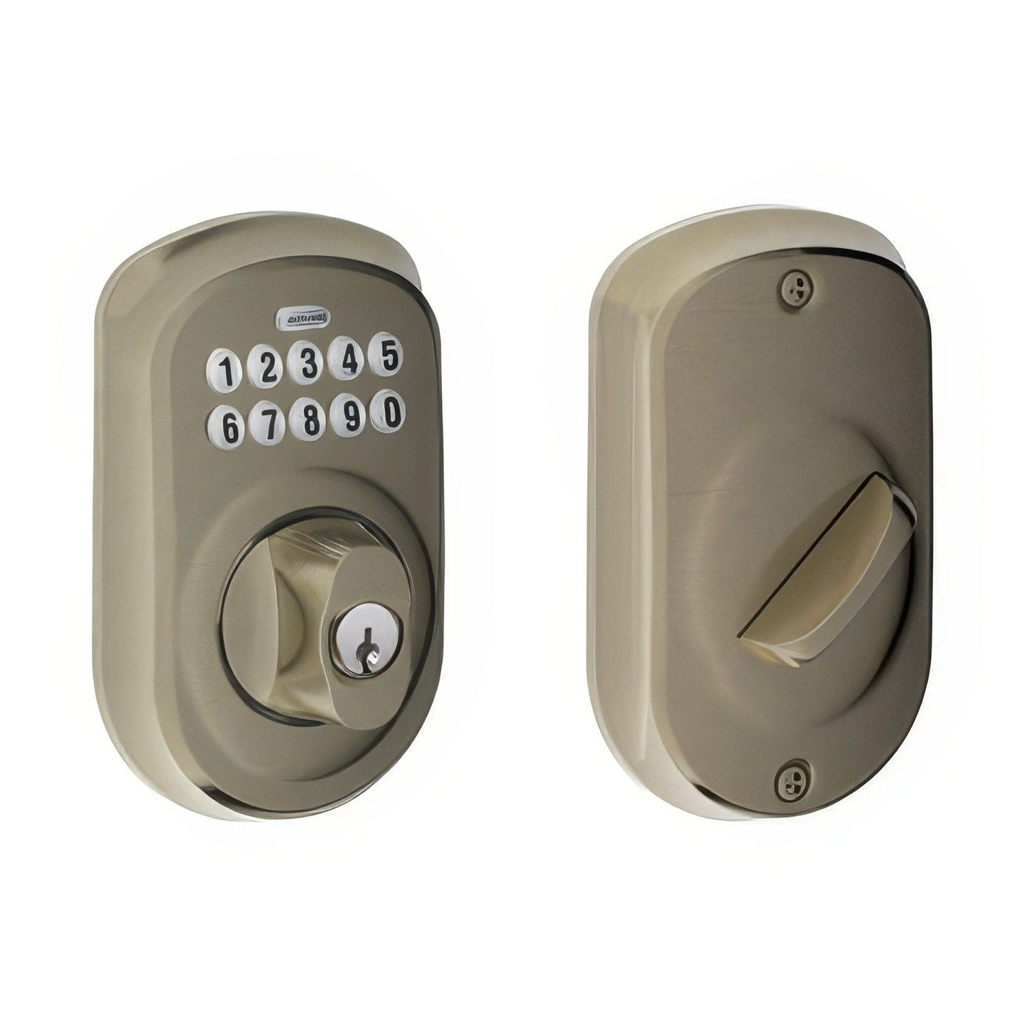 Schlage BE365-PLY Electronic Security Plymouth Keypad Deadbolt
