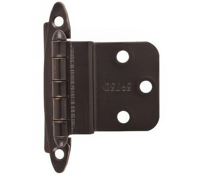 Amerock BPR3417 Functional Hardware 3/8" Inset Non Self Closing Face Mount Hinge
