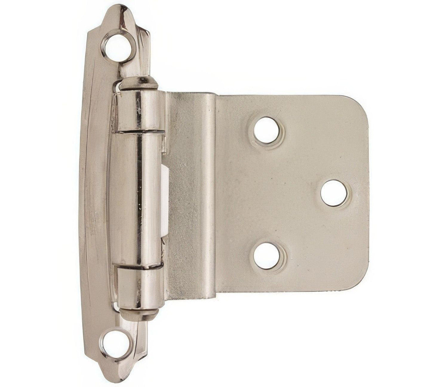 Amerock BPR3428 Functional Hardware 3/8" Steel 2 Pack Inset Self Closing Face Mount Hinge