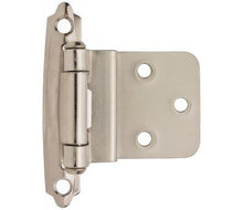 Amerock BPR3428 Functional Hardware 3/8" Steel 2 Pack Inset Self Closing Face Mount Hinge