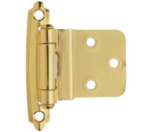 Amerock BPR3428 Functional Hardware 3/8" Steel 2 Pack Inset Self Closing Face Mount Hinge