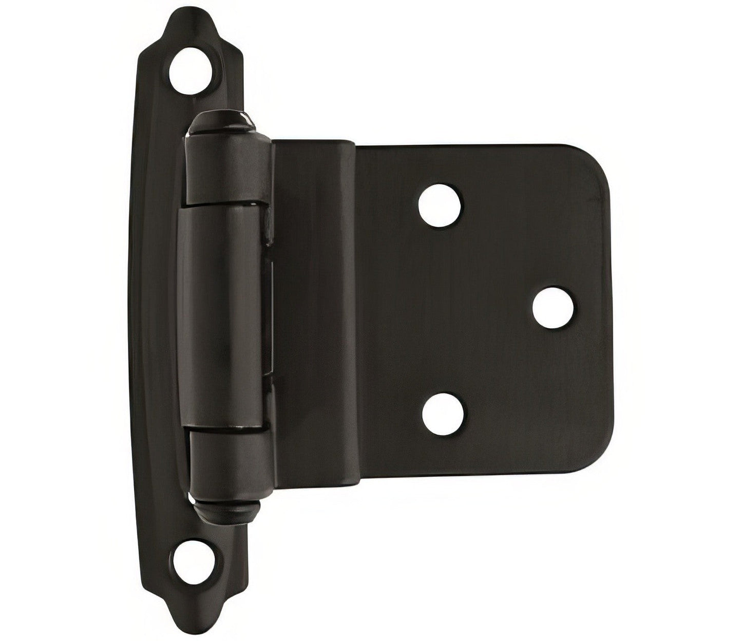 Amerock BPR3428 Functional Hardware 3/8" Steel 2 Pack Inset Self Closing Face Mount Hinge