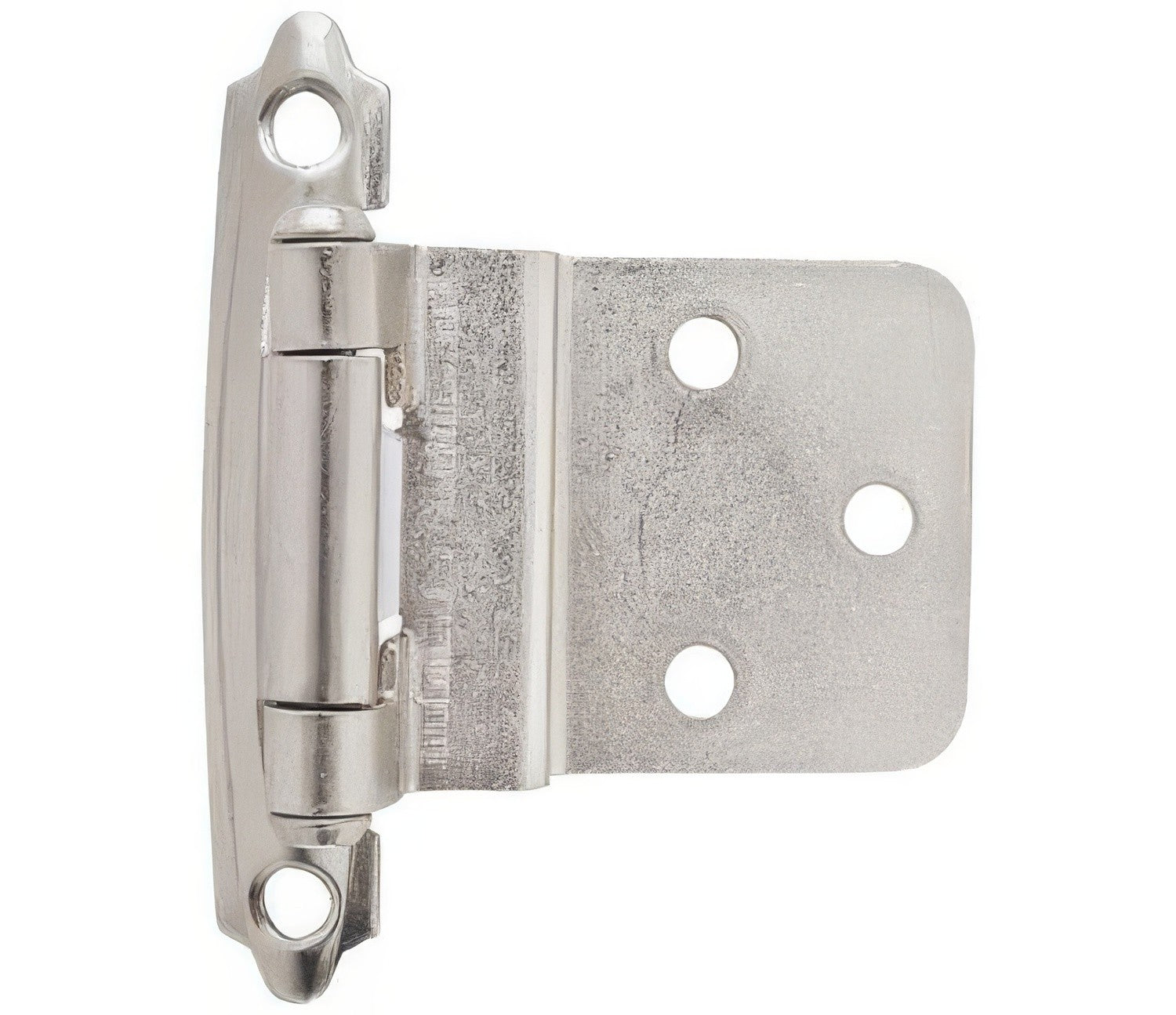 Amerock BPR3428 Functional Hardware 3/8" Steel 2 Pack Inset Self Closing Face Mount Hinge