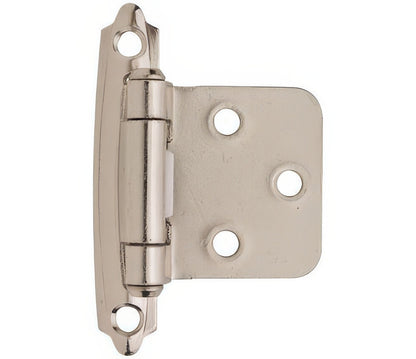 Amerock BPR3429 Functional Hardware Steel 2 Pack Variable Overlay Self Closing Face Mount Hinge