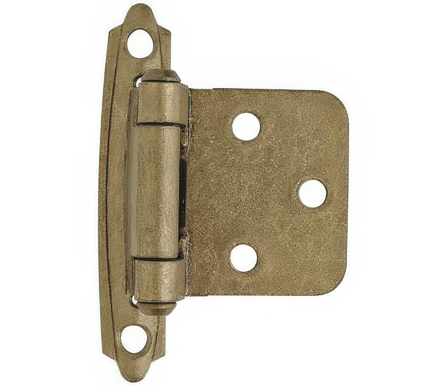 Amerock BPR3429 Functional Hardware Steel 2 Pack Variable Overlay Self Closing Face Mount Hinge