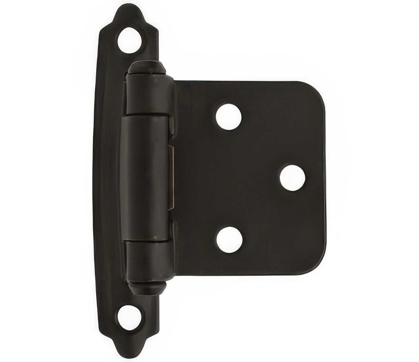 Amerock BPR3429 Functional Hardware Steel 2 Pack Variable Overlay Self Closing Face Mount Hinge