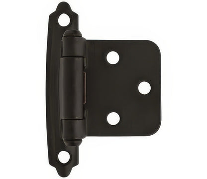 Amerock BPR3429 Functional Hardware Steel 2 Pack Variable Overlay Self Closing Face Mount Hinge