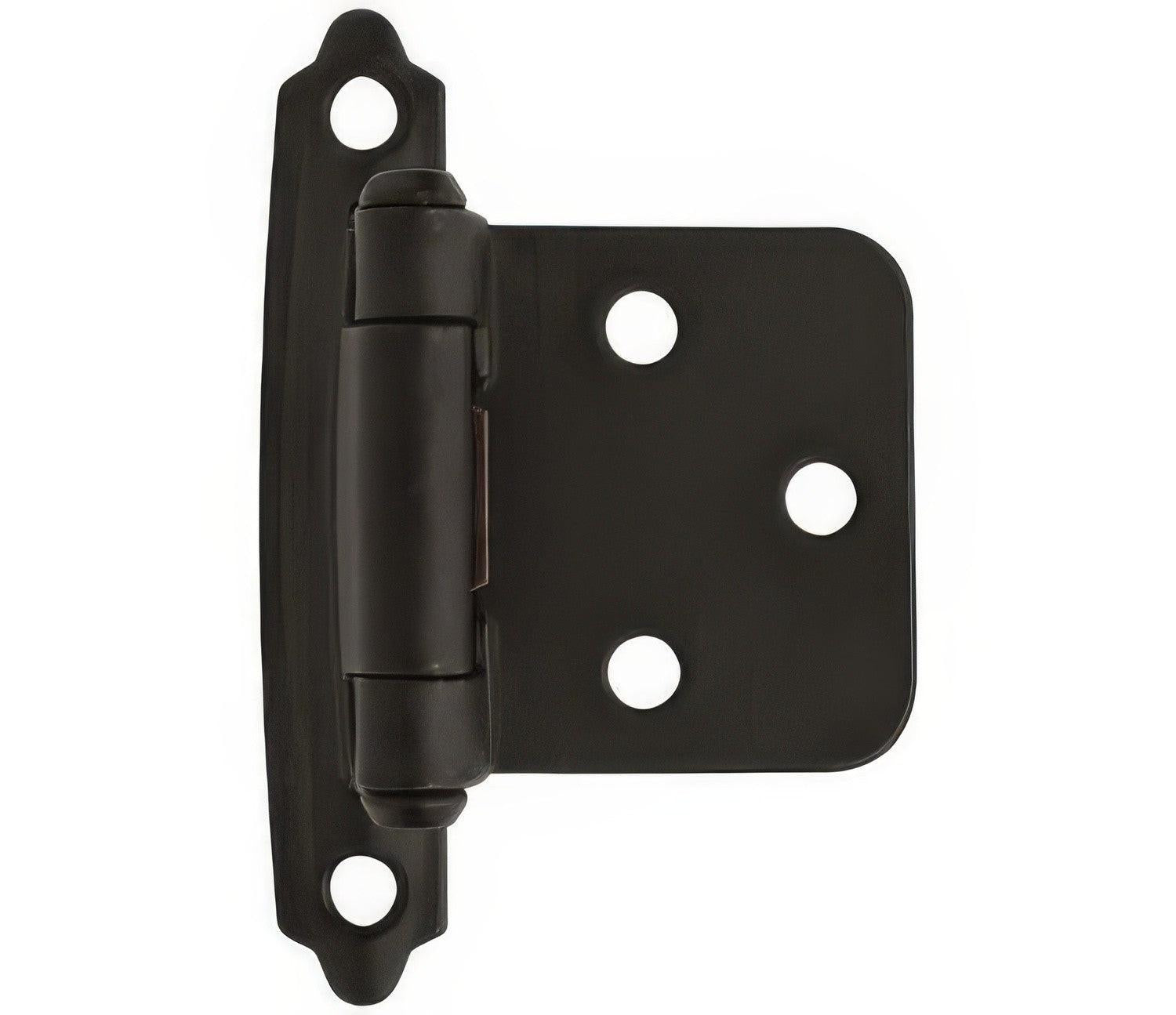 Amerock BPR3429 Functional Hardware Steel 2 Pack Variable Overlay Self Closing Face Mount Hinge