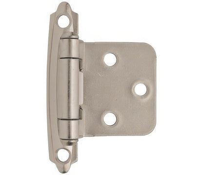 Amerock BPR3429 Functional Hardware Steel 2 Pack Variable Overlay Self Closing Face Mount Hinge