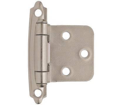 Amerock BPR3429 Functional Hardware Steel 2 Pack Variable Overlay Self Closing Face Mount Hinge