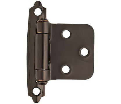 Amerock BPR3429 Functional Hardware Steel 2 Pack Variable Overlay Self Closing Face Mount Hinge