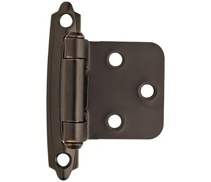 Amerock BPR3429 Functional Hardware Steel 2 Pack Variable Overlay Self Closing Face Mount Hinge