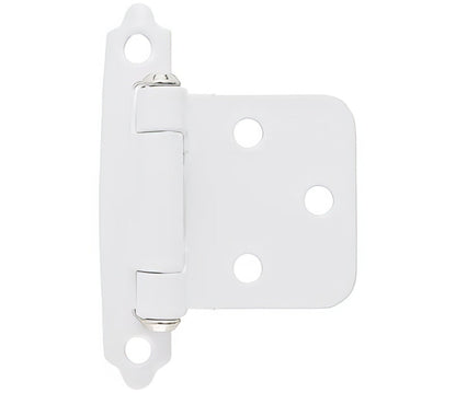 Amerock BPR3429 Functional Hardware Steel 2 Pack Variable Overlay Self Closing Face Mount Hinge
